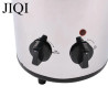 Fontaine à chocolat JIQI à 3 niveaux, en acier inoxydable, rotation automatique